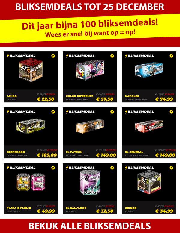 Bliksemdeals Vuurwerkgigant Weert