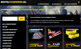 Webshop Vuurwerkgigant Weert